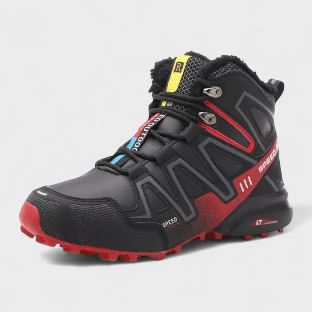 LITHUA Juoda-Raudona / 39.0 TrailGuard™ 2.0 | Ortopediniai, vandeniui atsparūs lauko batai