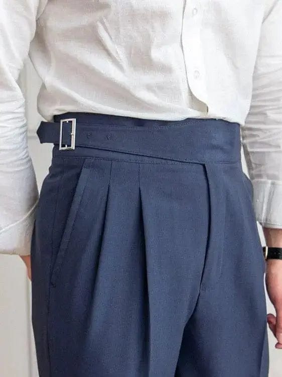 LITHUA Mongolų Mėlyna / 29 Elias™ | Elegantiškos Gurkha Kelnės