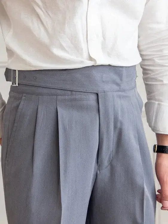 LITHUA Pilka / 29 Elias™ | Elegantiškos Gurkha Kelnės