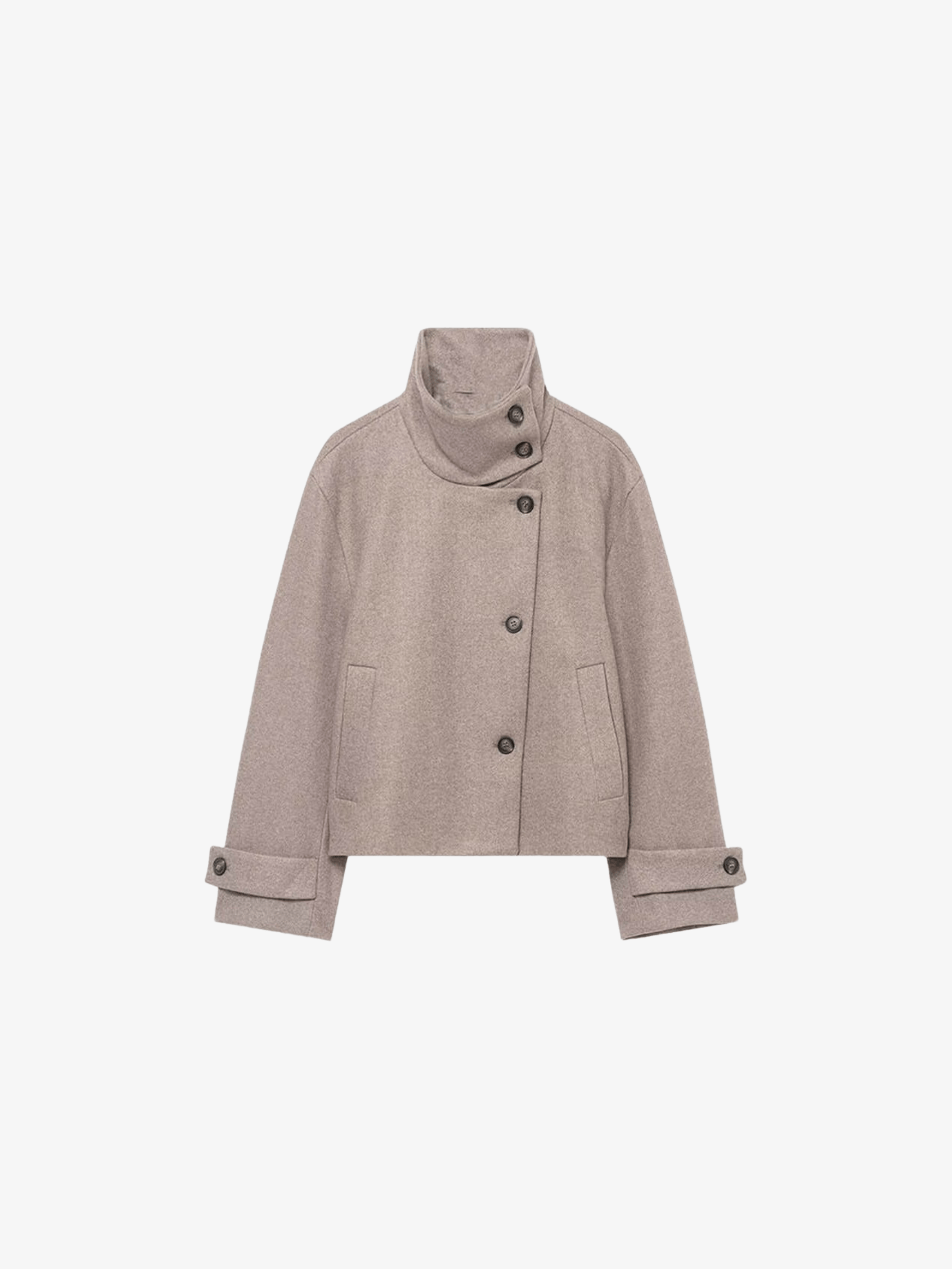 Velira Angela | High-Neck Button Jacket Angela | Aukštos apykaklės mygtukų švarkas