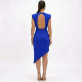 Velira Aurora | Asimetrinė Suknelė su Struktūruotais Pečiais