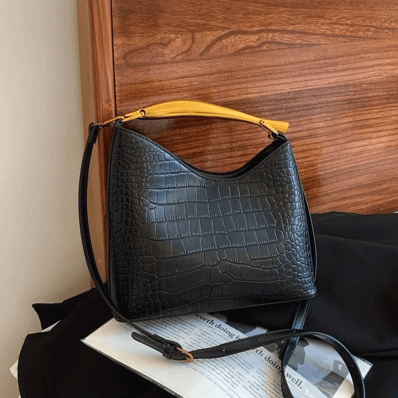 Velira Bags Anya krokodilo reljefinė rankinė
