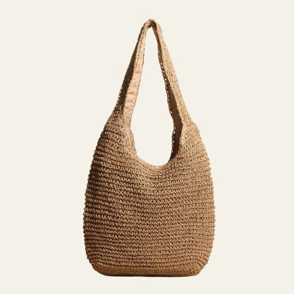 Velira Bags Bežinė Santorini Nertinė Pečių Krepšys