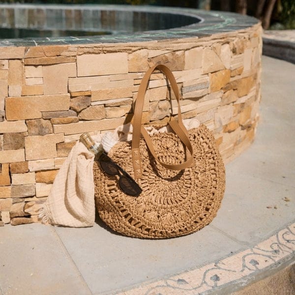 Velira Bags Bežinė / vienas dydis Sorrento Nertinė Šiaudų Rankinė