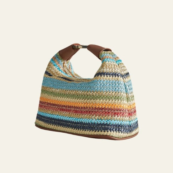 Velira Bags Daugiaspalvis / vienas dydis Riviera Multi-Stripe Hobo Bag