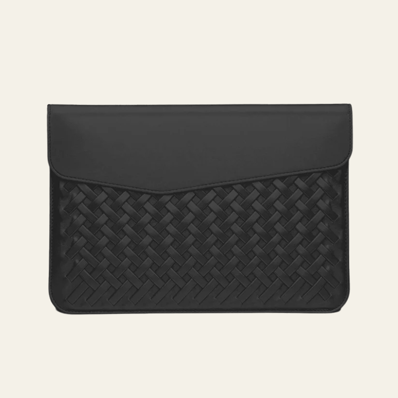 Velira Bags Juoda / Standartinė Kaprų Audinė Laptop Clutch
