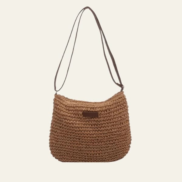 Velira Bags Ruda Kamilės Audinė Crossbody Krepšys