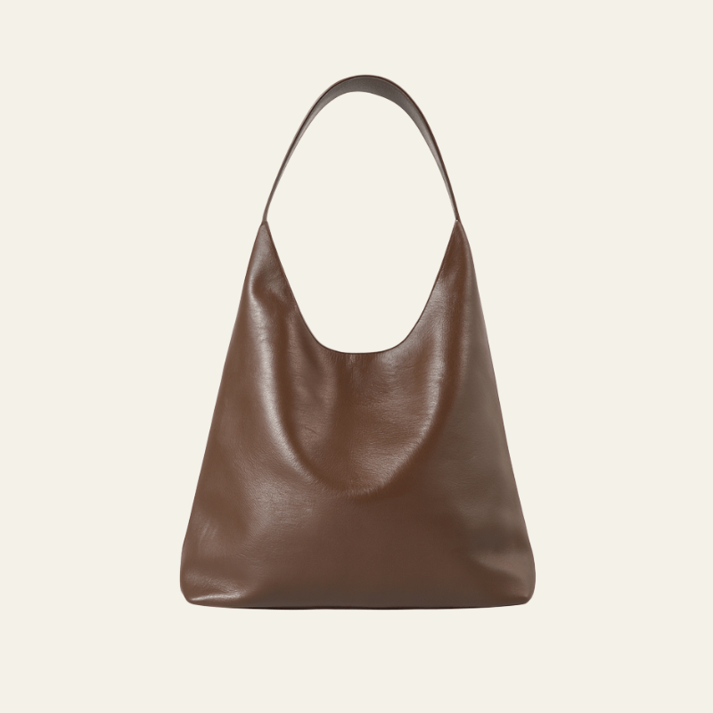 Velira Bags Ruda / Standartinis Valensijos odinė hobo rankinė