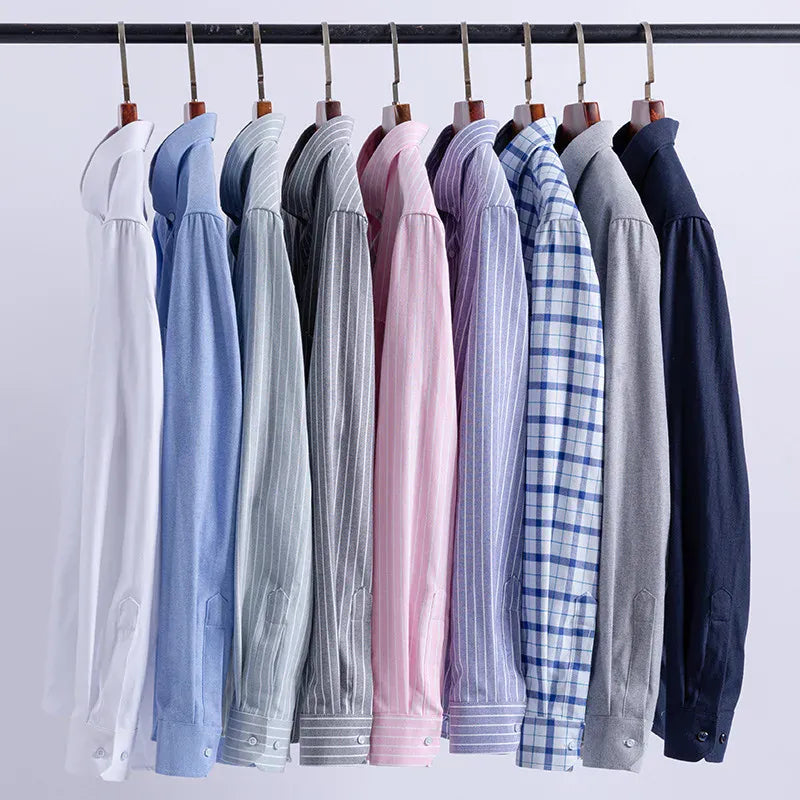 Velira Camisa Masculina Oxford Manga Longa Vyriška Oxford ilgomis rankovėmis marškiniai