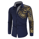 Velira Camisa Masculina Social Clarino Tamsiai mėlyna / S Vyrų socialinė marškiniai Clarino