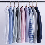 Velira Camisa Masculina Soft Listrada Manga Longa Vyrų Mėlyna Juostuota Ilgomis Rankovėmis Marškiniai