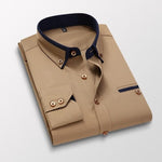 Velira Camisa Social Masculina Carino Kaki / S Vyrų Socialinė Marškiniai Carino