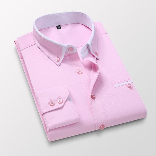 Velira Camisa Social Masculina Carino Rožinė / S Vyrų Socialinė Marškiniai Carino