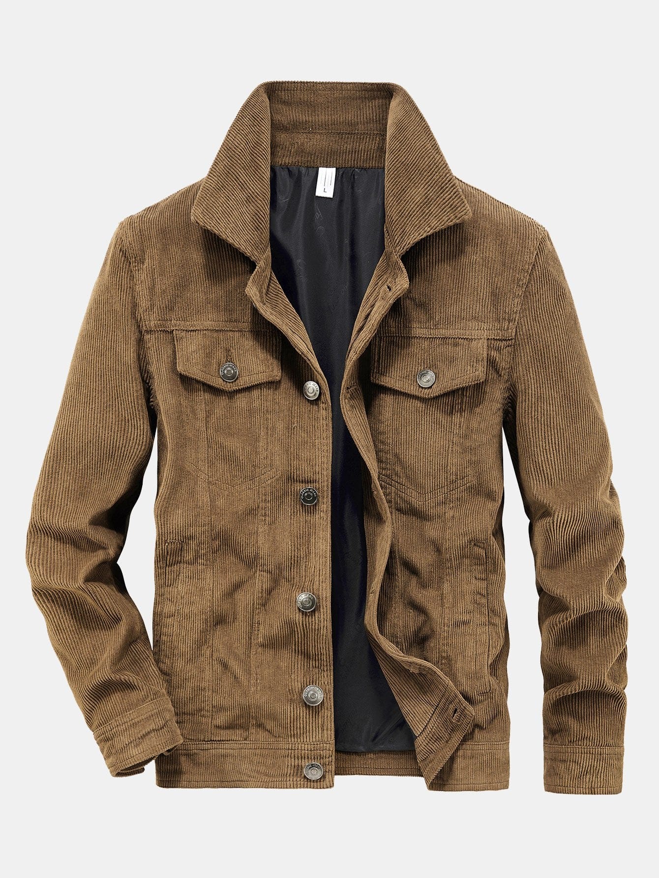 Velira Coats & Jackets smėlinė / S Medvilninis Kordurojinis Švarkas