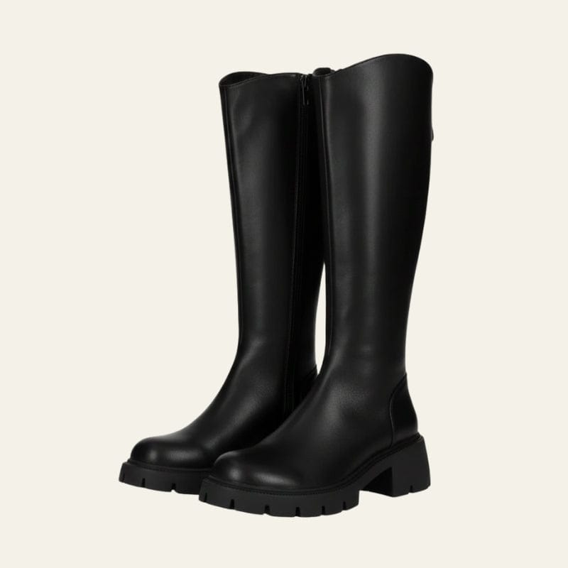 Velira Footwear Women Milano odiniai kelių ilgio batai