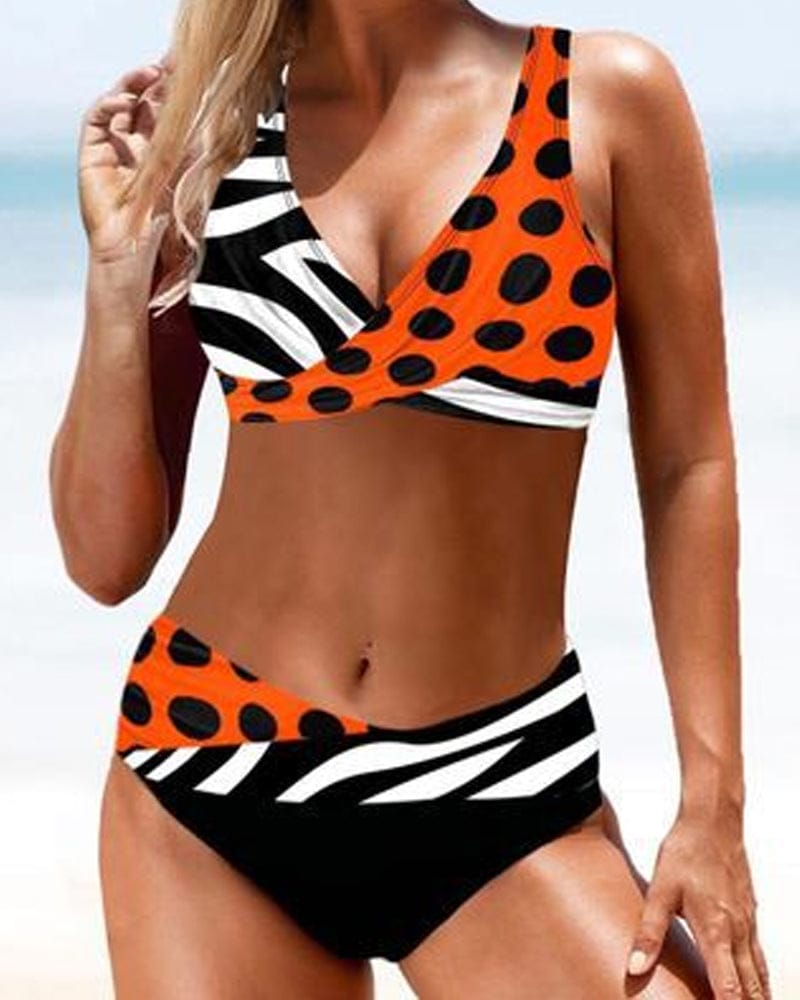 Velira Oranžinė / XS Sara™ | Linksmas ir spalvingas bikini