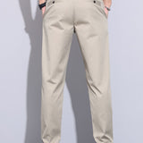 Velira Pants Elastinga Juosmens Tiesios Kojuos Kelnės