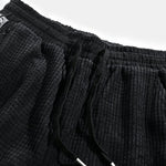 Velira Pants Šviesos džinsinio audinio paisley rašto kelnės
