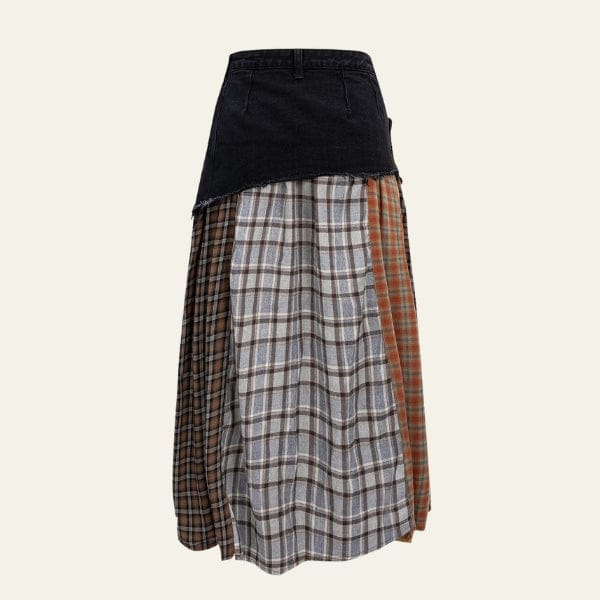 Velira Trousers & Bottoms Women Aspen Pataisytas Džinsinis Midi Sijonas