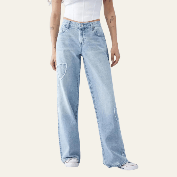 Velira Trousers & Bottoms Women Marseilio atsipalaidavę džinsai