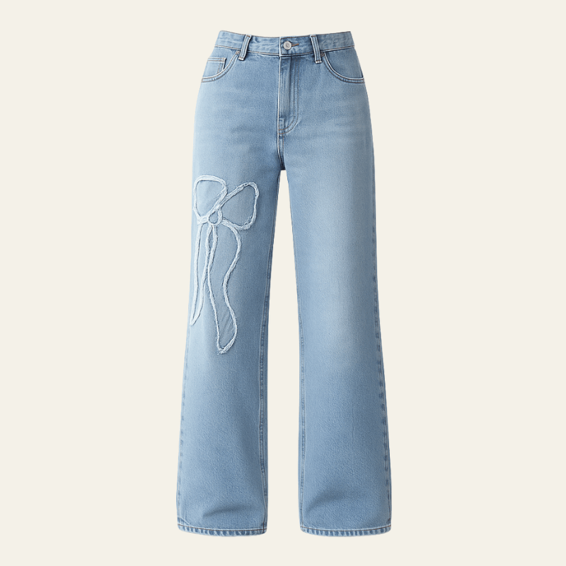 Velira Trousers & Bottoms Women Mėlyna / XS Marseilio atsipalaidavę džinsai