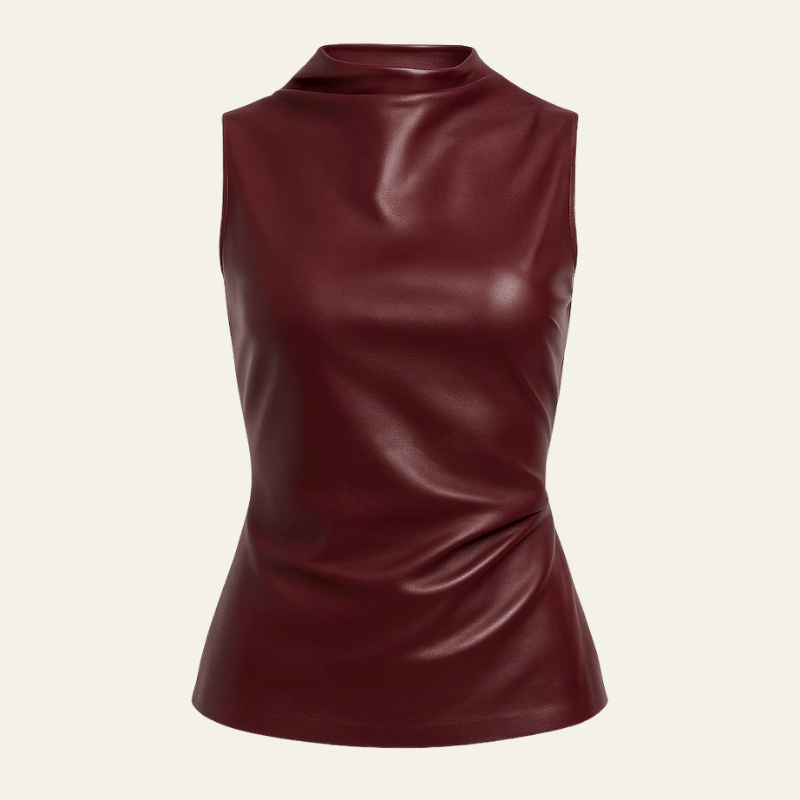 Velira Womens Tops Bordo / S Verona Odinė Be Rankovių Viršutinė